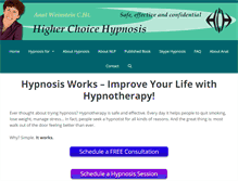 Tablet Screenshot of nmhypnosis.com